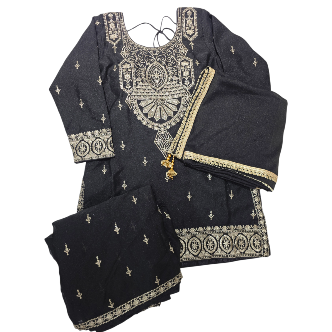 Sharara Suit – Shimmer Lightweight Party Wear