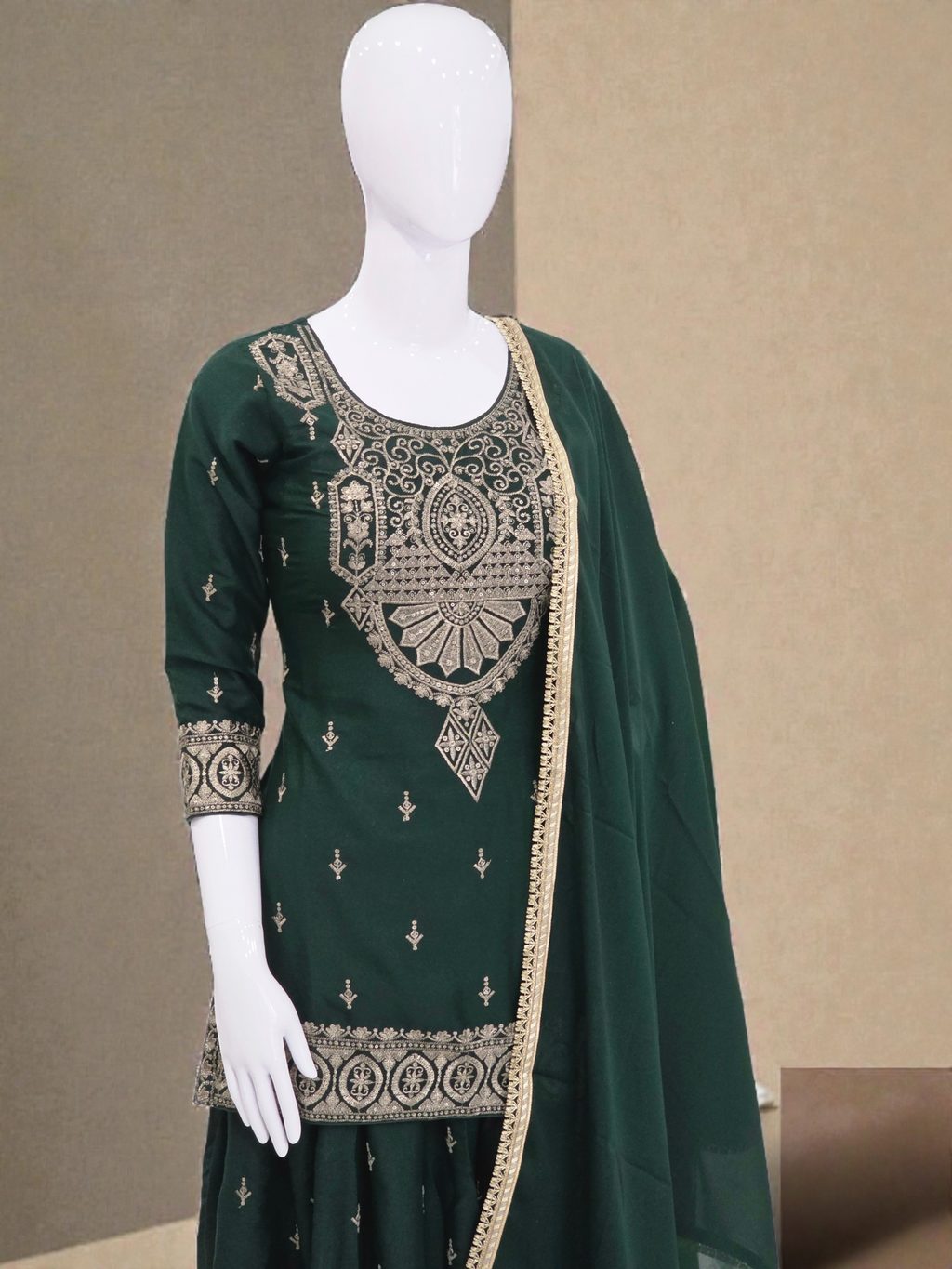 Sharara Suit – Shimmer Lightweight Party Wear