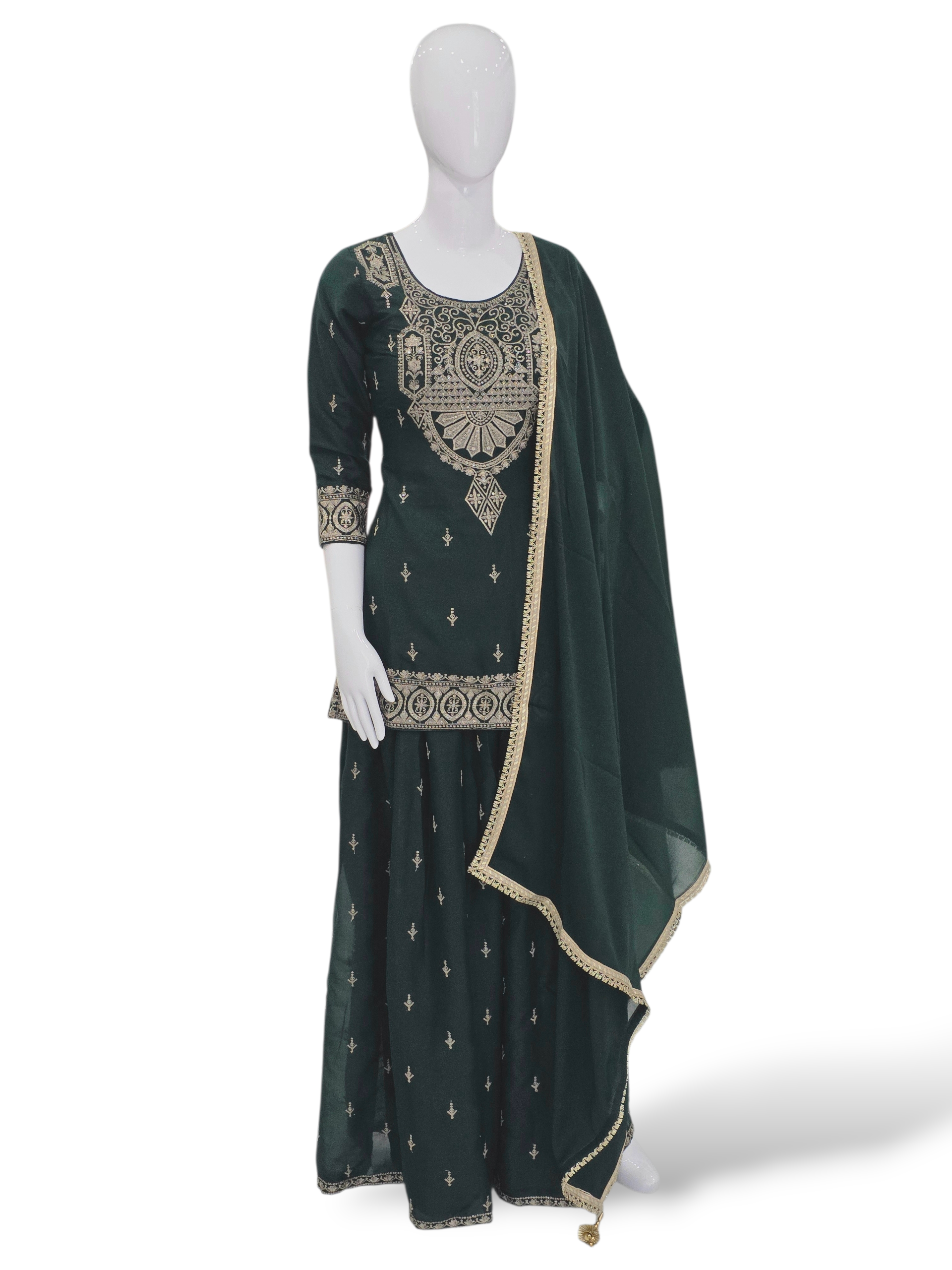 Sharara Suit – Shimmer Lightweight Party Wear