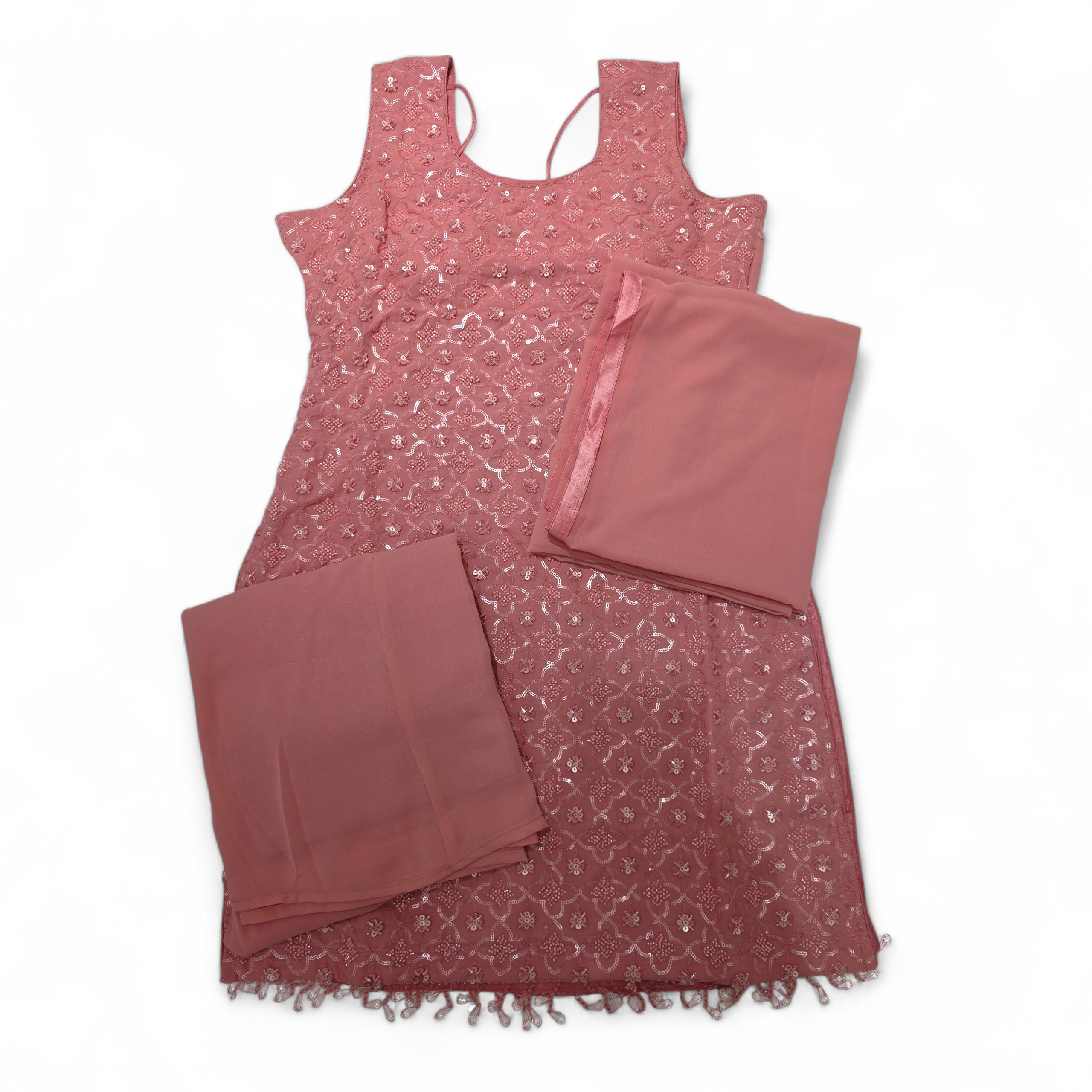 Sharara Suit – Pastel Lightweight Party Wear