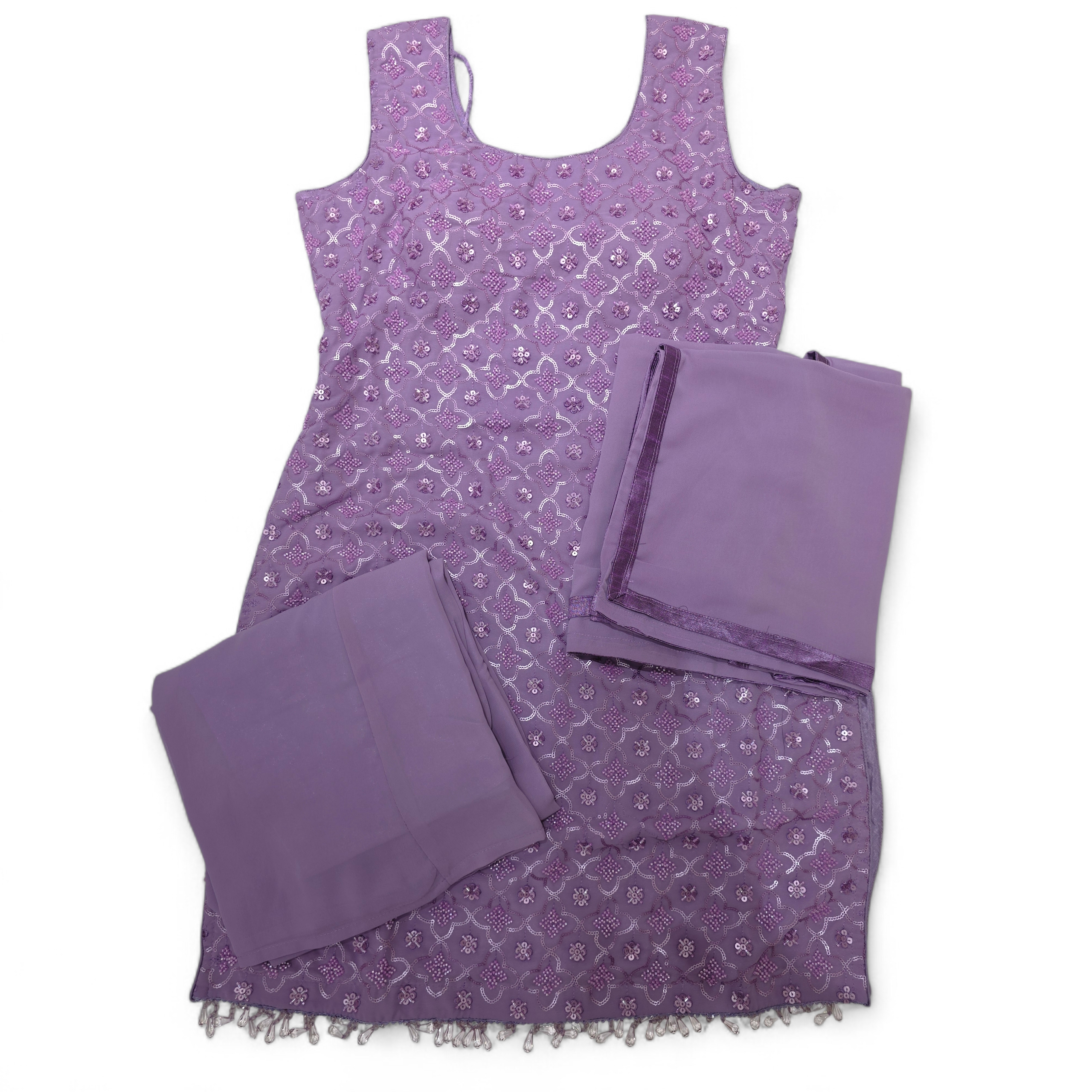 Sharara Suit – Pastel Lightweight Party Wear