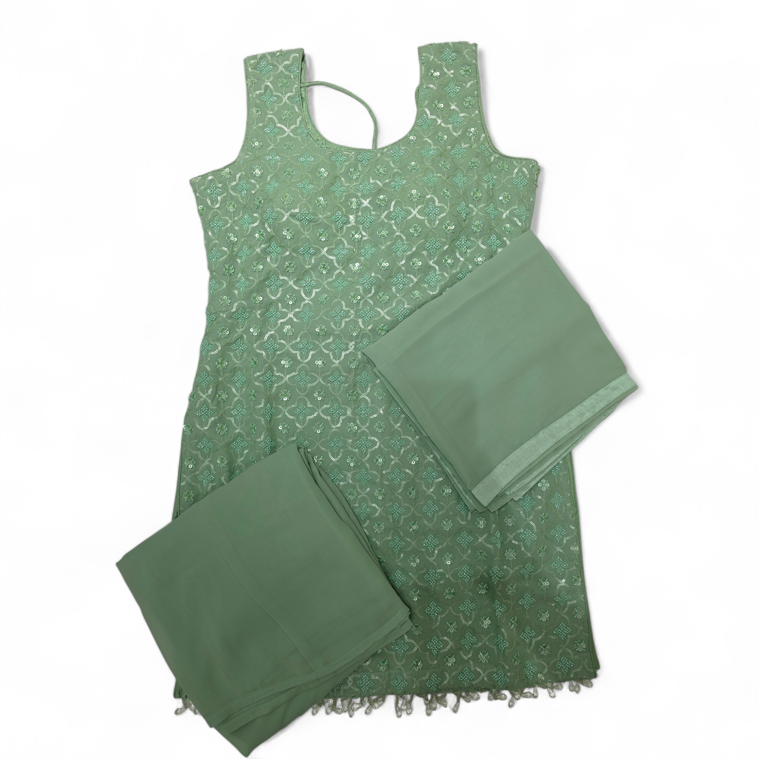 Sharara Suit – Pastel Lightweight Party Wear