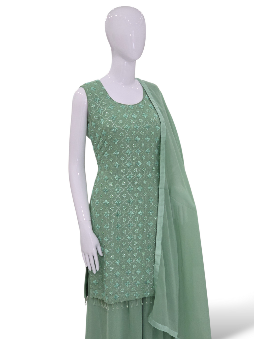 Sharara Suit – Pastel Lightweight Party Wear