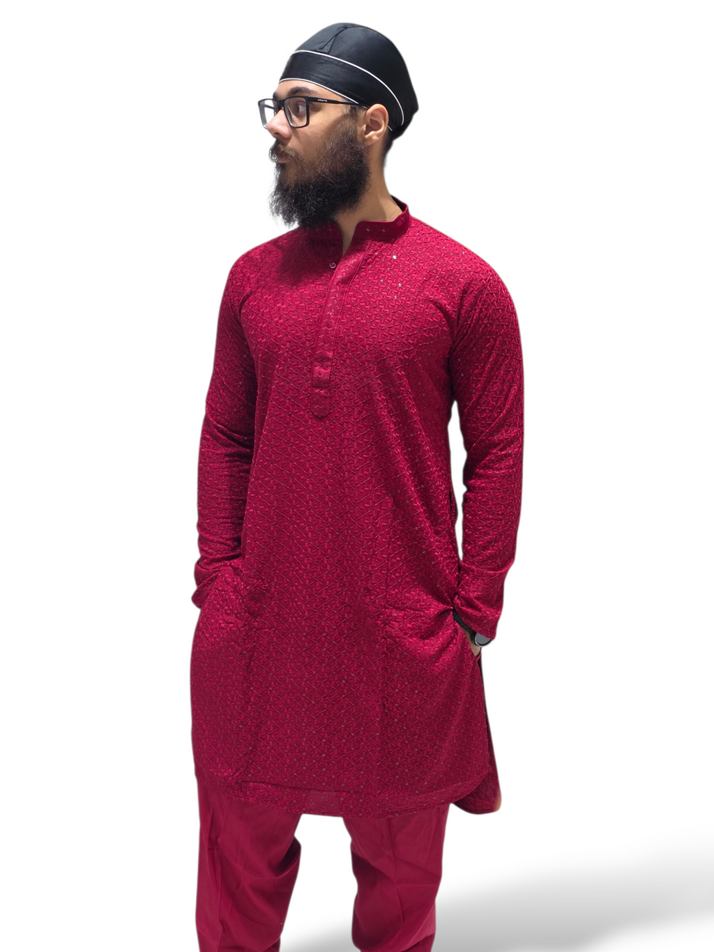 Men’s Chikankari Kurta Pajama - CA & US