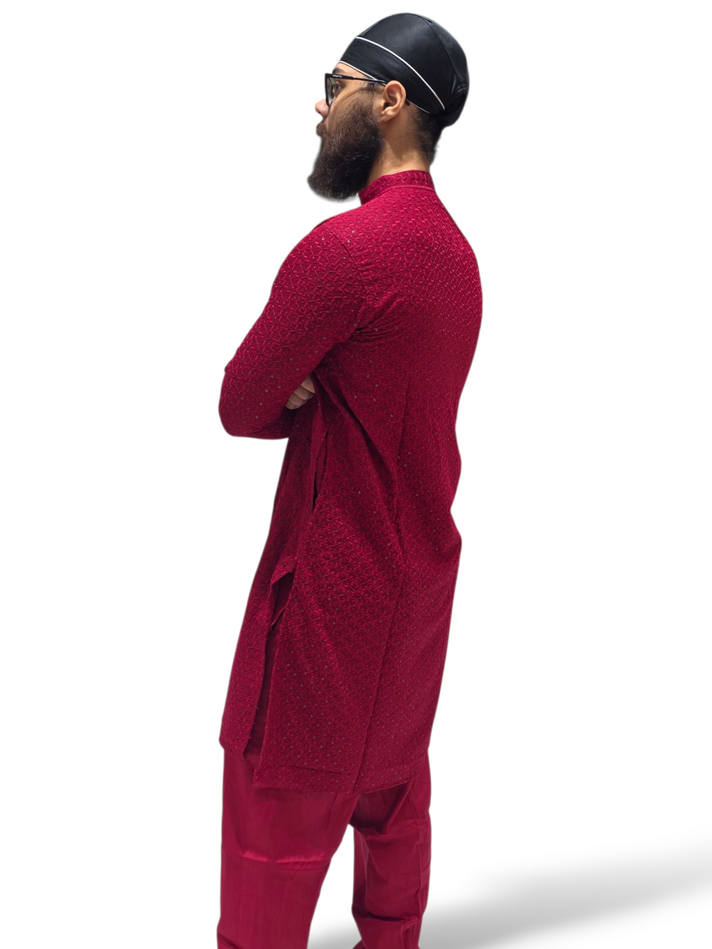 Men’s Chikankari Kurta Pajama - CA & US