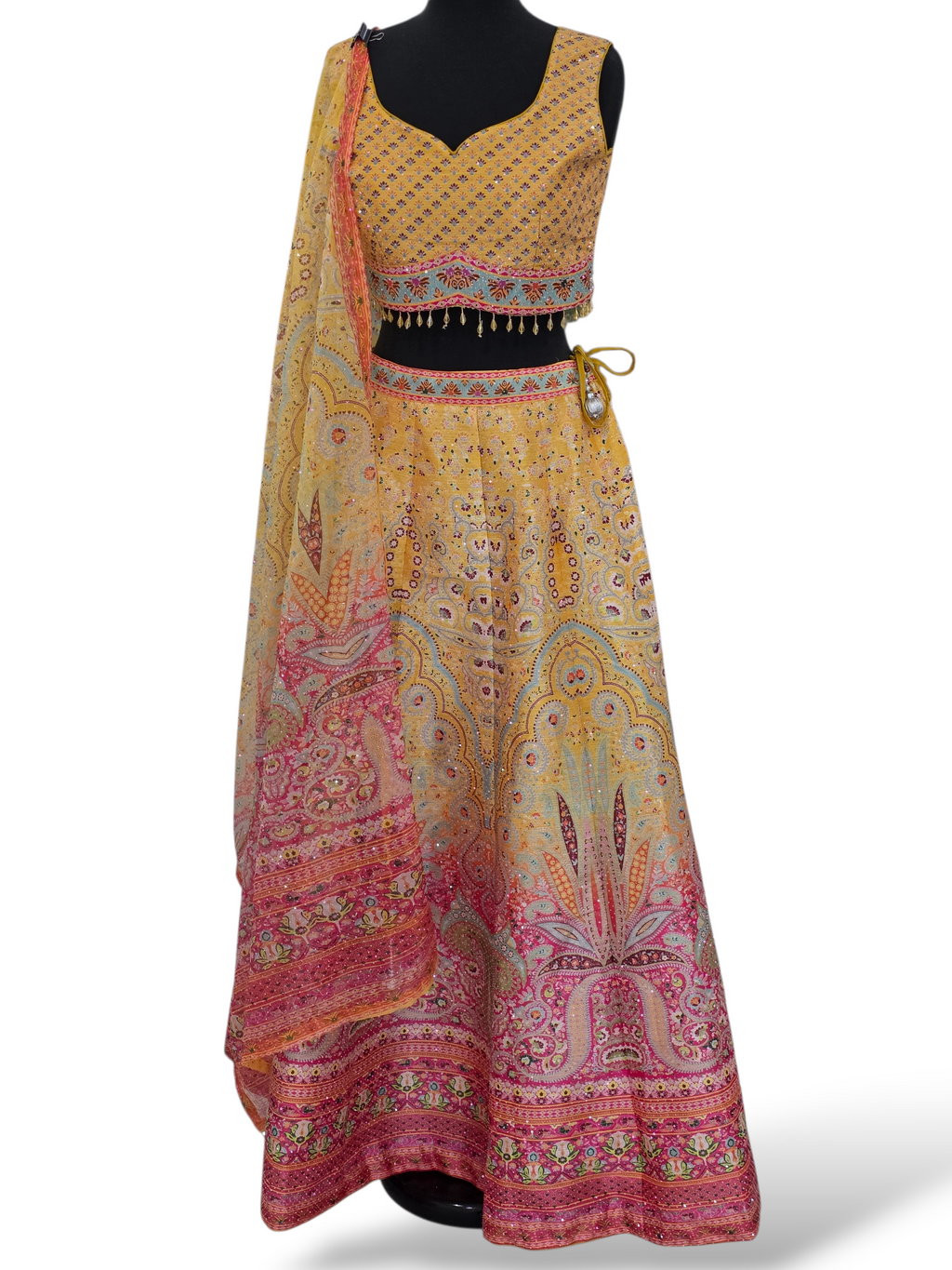 Multicolor Lehenga – Gradient Party Wear