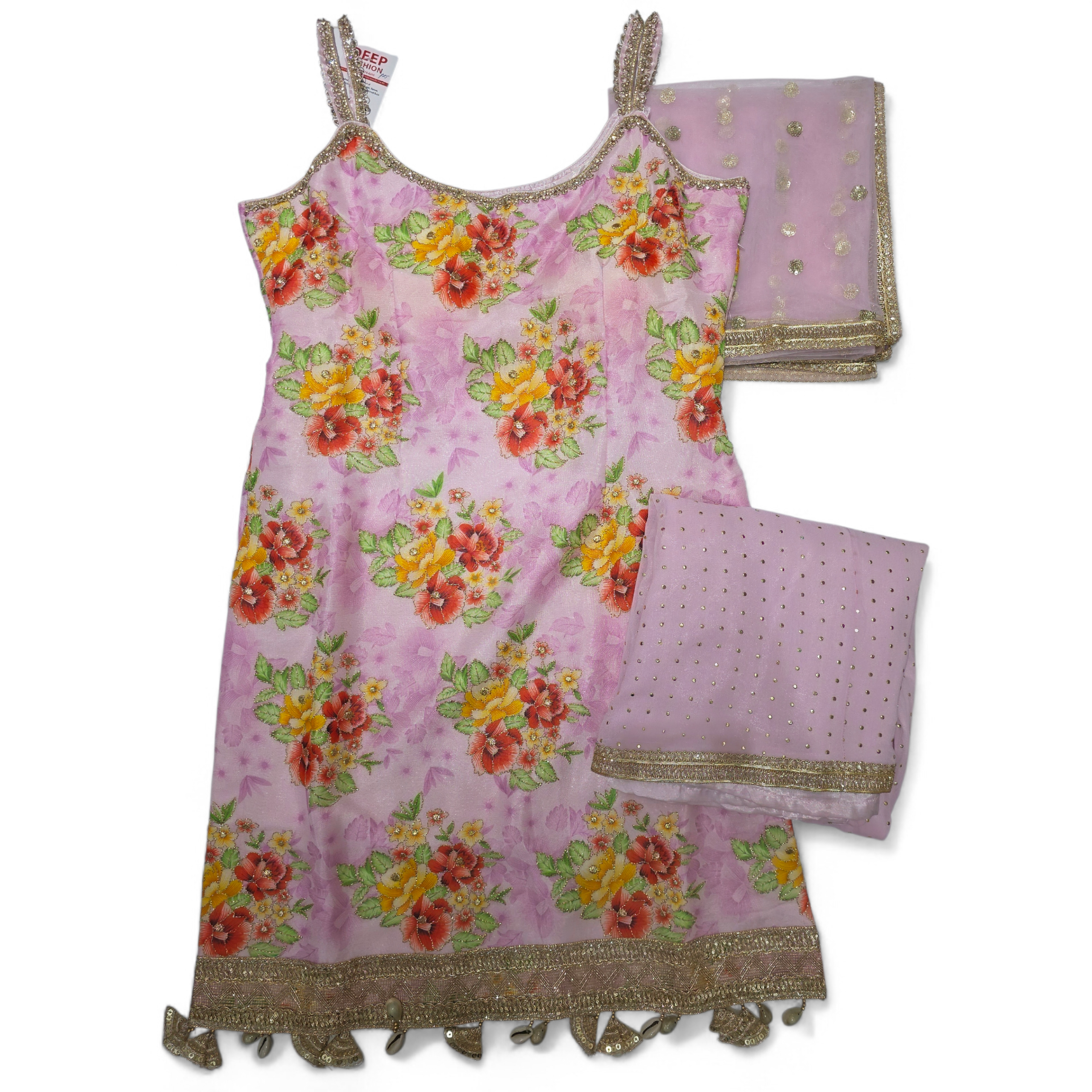 Sharara Suit – Floral Lightweight Party Wear