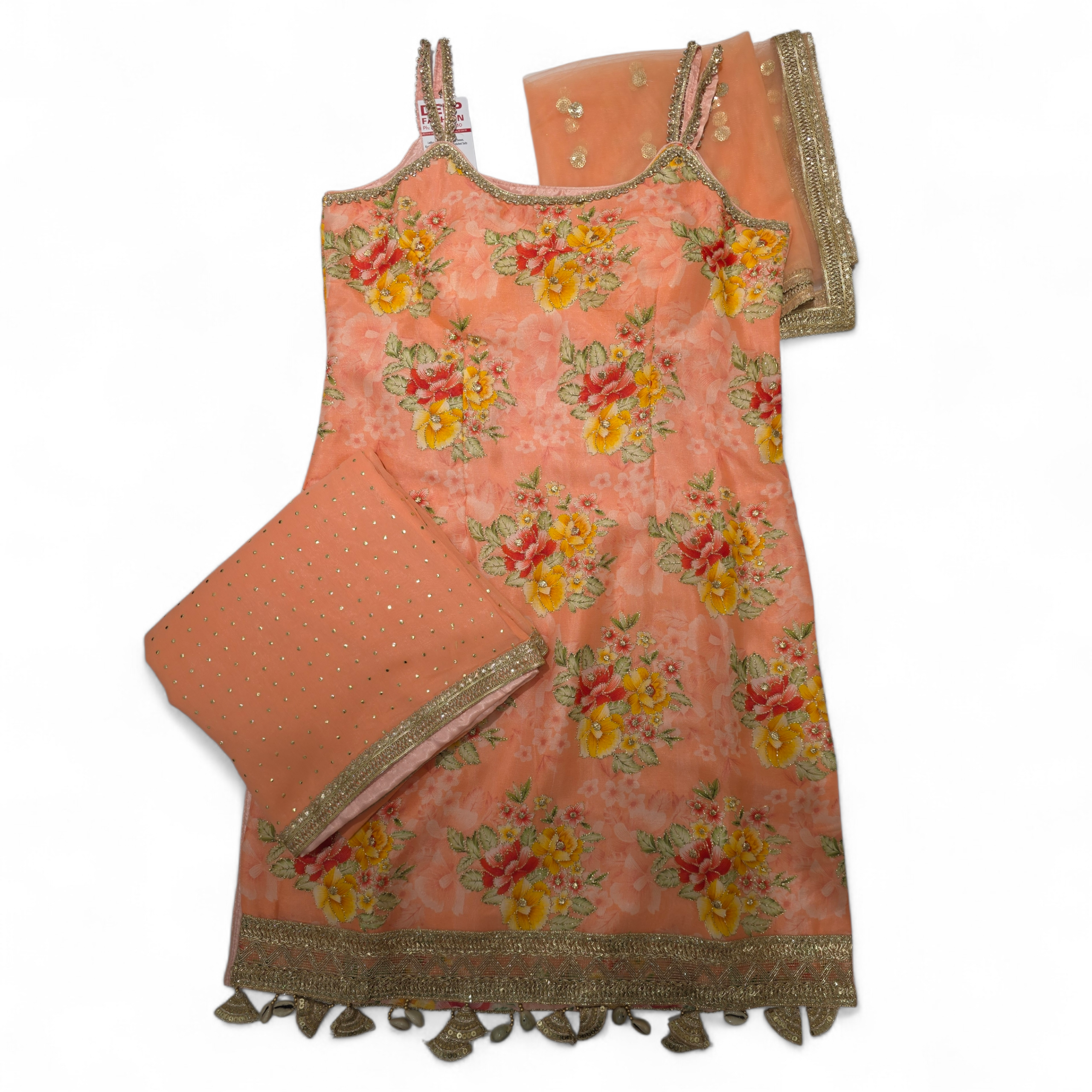 Sharara Suit – Floral Lightweight Party Wear