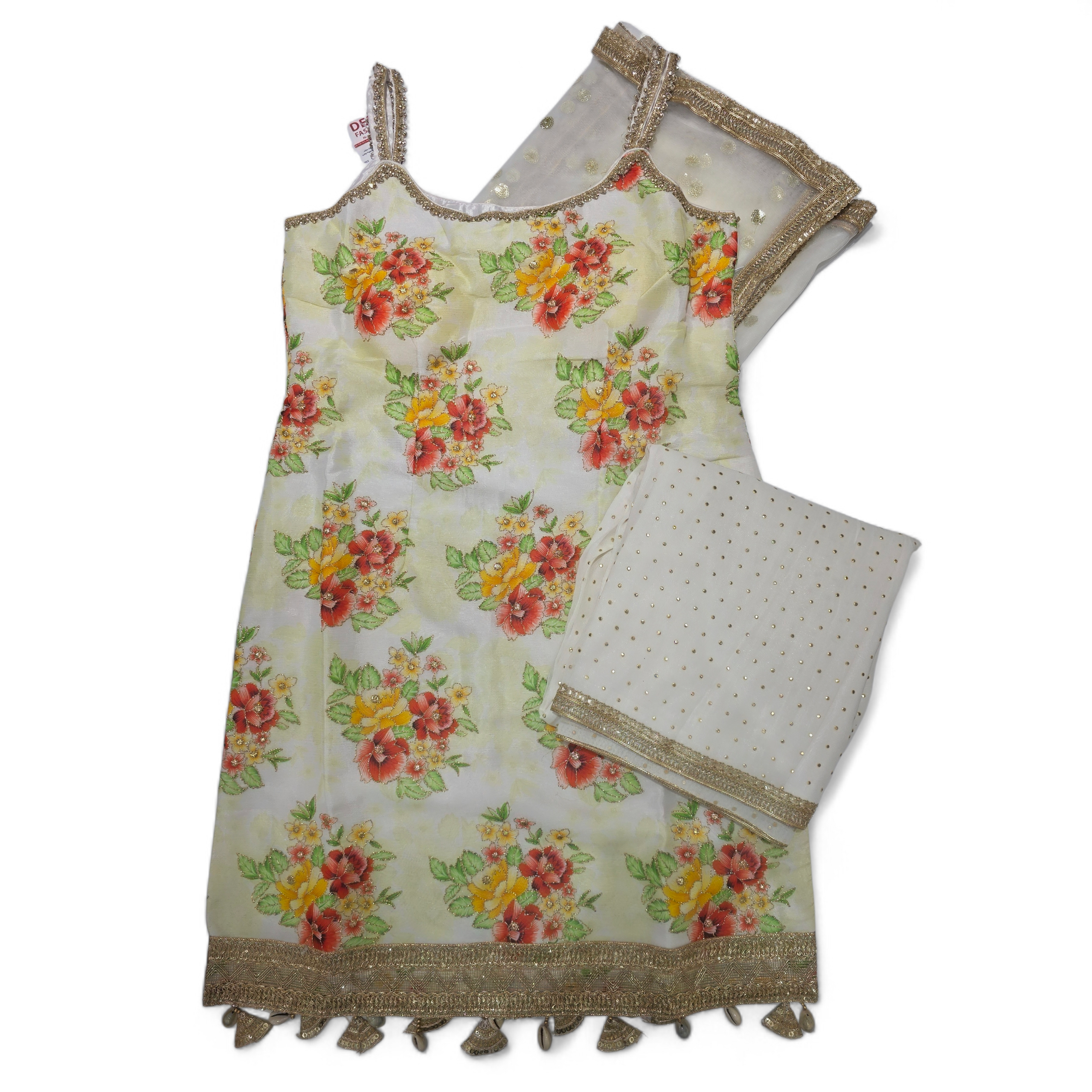 Sharara Suit – Floral Lightweight Party Wear