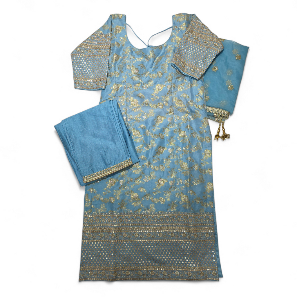 Pant Suit – Banarsi Work, Elegant & Comfortable Party Wear