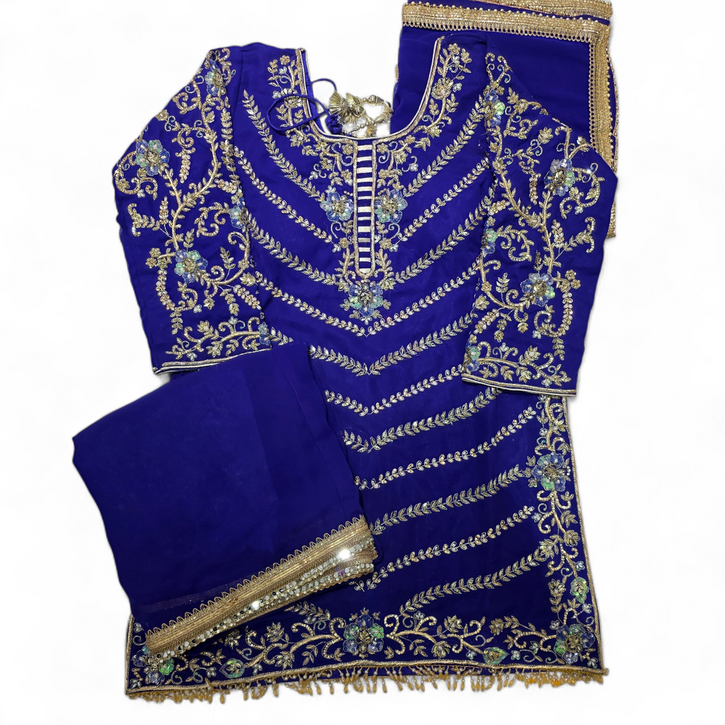 Garara Suit – Handwork Heavy Top