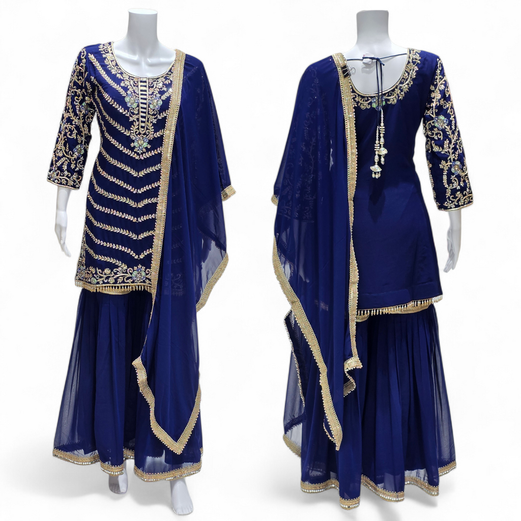 Garara Suit – Handwork Heavy Top