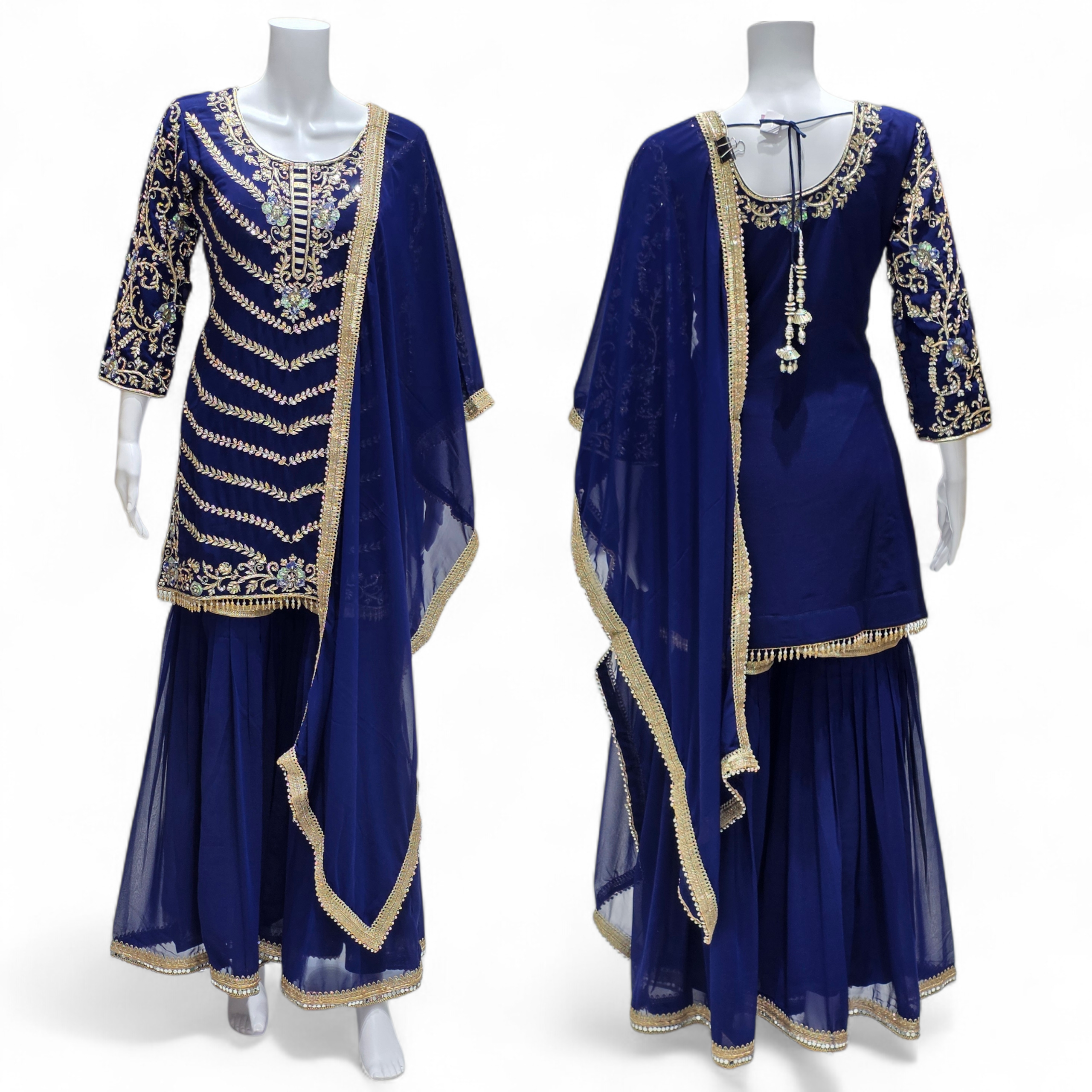 Garara Suit – Handwork Heavy Top