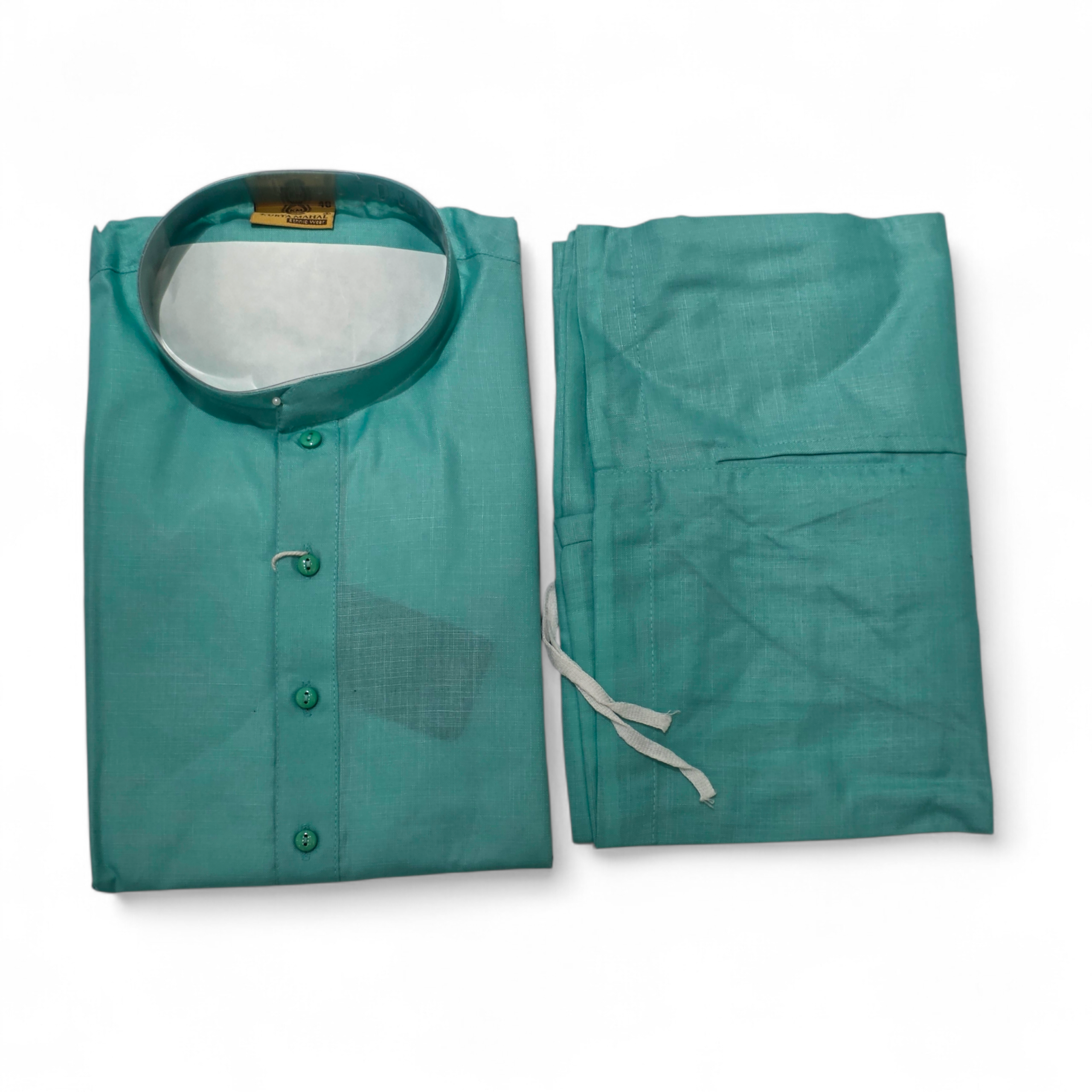 Plain Kurta Pajama – Voile Cotton Lightweight Wear