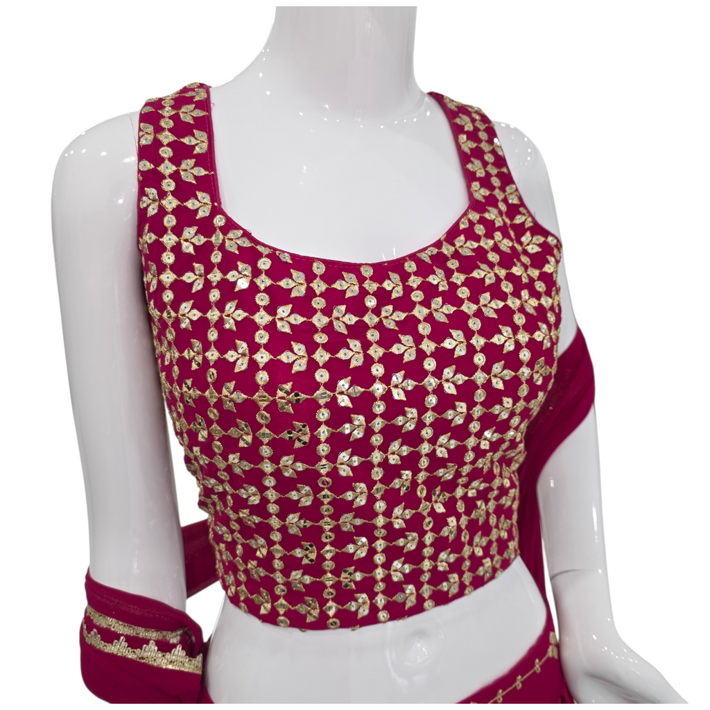 Lehenga – Gold Work Party Wear