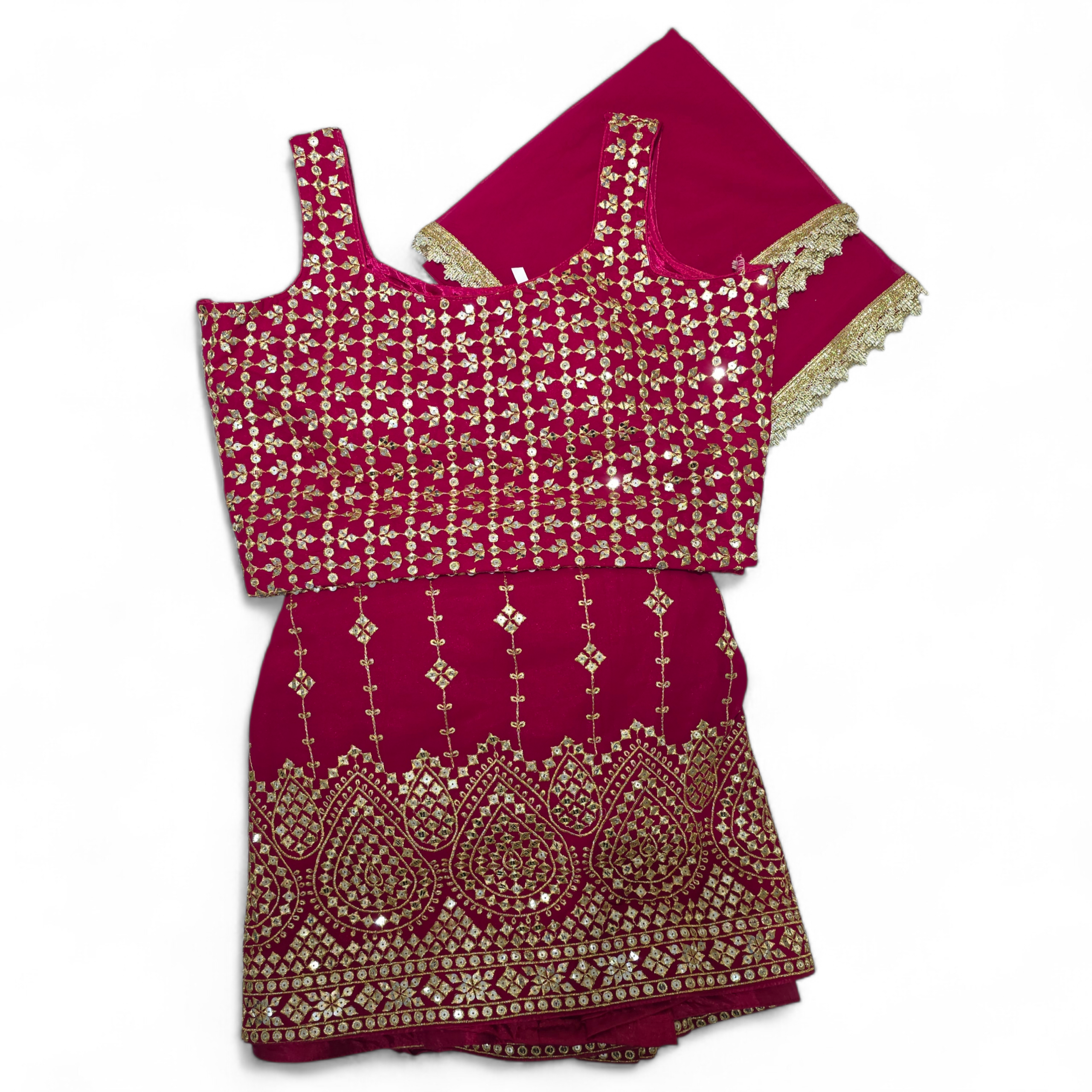 Lehenga – Gold Work Party Wear