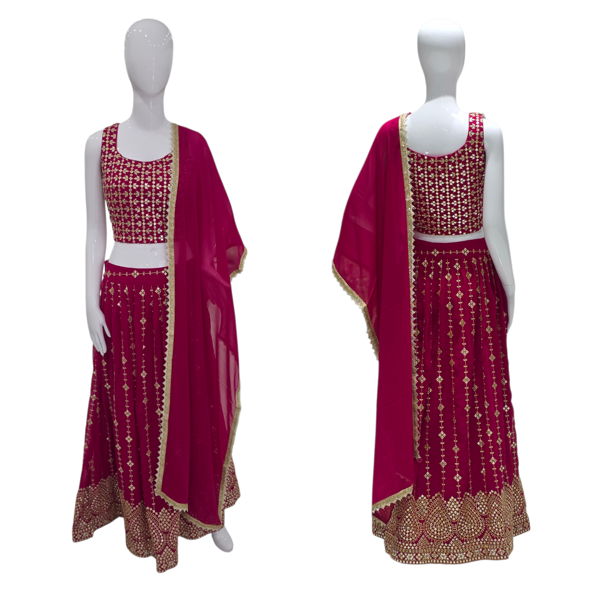 Lehenga – Gold Work Party Wear